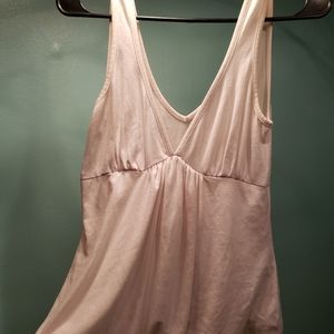 2 for $10/ XOXO white V- neck cotton gathered top